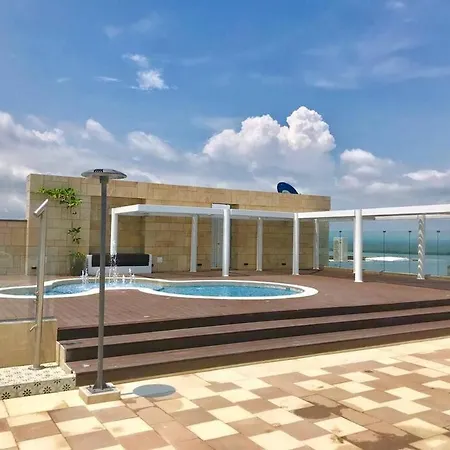 12 Personas En Morros Apto Familiar Frente Al Mar 4 Hab Playa Piscina Cartagena