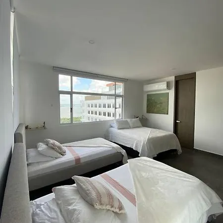 Apartment 12 Personas En Morros Apto Familiar Frente Al Mar 4 Hab Playa Piscina *
