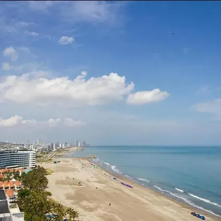 12 Personas En Morros Apto Familiar Frente Al Mar 4 Hab Playa Piscina Cartagena