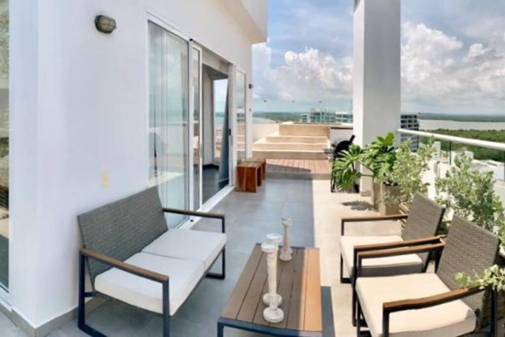 12 Personas En Morros Apto Familiar Frente Al Mar 4 Hab Playa Piscina Apartamento