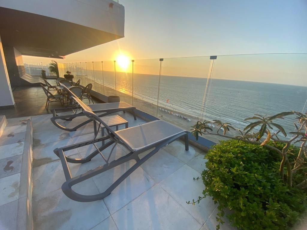 12 Personas En Morros Apto Familiar Frente Al Mar 4 Hab Playa Piscina Apartamento