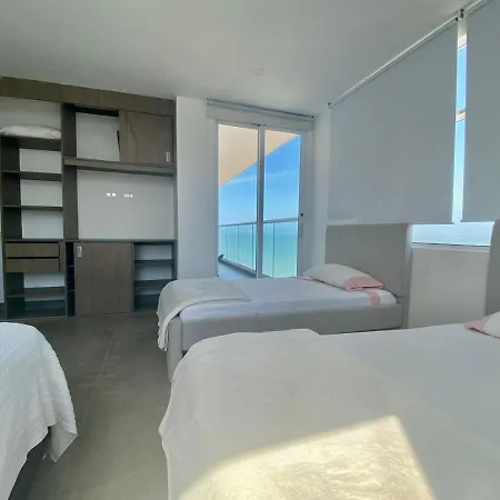 12 Personas En Morros Apto Familiar Frente Al Mar 4 Hab Playa Piscina Apartamento